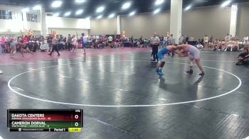 175 lbs Round 2 (10 Team) - Dakota Centers, Indiana Smackdown Black vs Cameron Dorval, Youth Impact Center Blue