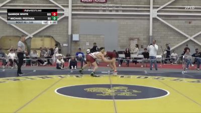 149 lbs Prelim - Gannon White, Norwich vs Michael Pestana, Rhode Island College