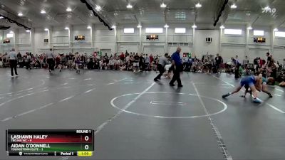 126 lbs Round 1 (4 Team) - LaShawn Haley, Trojan WC vs Aidan O`Donnell, Youngstown Elite