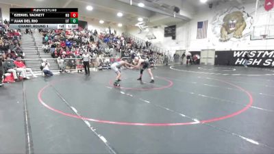 190 lbs Champ. Round 1 - Ezekiel Tackett, Mater Dei vs Juan Del Rio, Littlerock