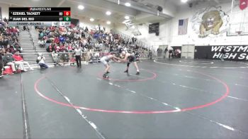 190 lbs Champ. Round 1 - Ezekiel Tackett, Mater Dei vs Juan Del Rio, Littlerock