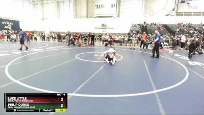 145 lbs Semifinal - Philip Durso, Penn Yan Wrestling Club vs Luke Little, BH-BL Youth Wrestling