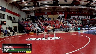 141 lbs 3rd Place Match - Easton Hilton, Missouri vs Jacob Brya, Northern Illinois