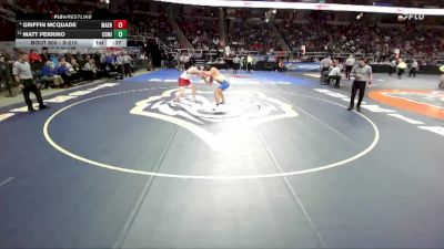 II-215 lbs Cons. Round 4 - Griffin Mcquade, Maine Endwell vs Matt Perrino, Cooperstown-Milford