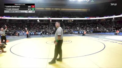 I-215 lbs Champ. Round 1 - Justin DePietro, Sewanhaka East vs Tyler Stewart, Webster Thomas