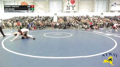 126 lbs Champ. Round 1 - Robert Tomczak, Amherst Youth Wrestling Club vs Levi Goldin, School Of Grappling