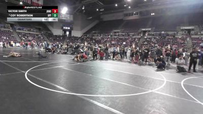 96 lbs Quarters - Victor Smith, Juggernaut WC vs Coy Robertson, High Plains Thunder