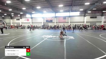 54 lbs Consolation - Julian Hernandez, Chagolla Trained WC vs Lucas Hernandez, Tucson Pride WC