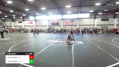 54 lbs Consolation - Julian Hernandez, Chagolla Trained WC vs Lucas Hernandez, Tucson Pride WC