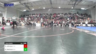 120 lbs Consolation - Hazen Crank, Raw Wrestling Club vs Chance Dewey, Tulsa Blue T Panthers