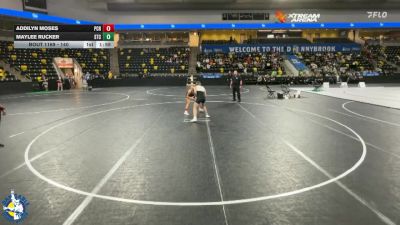 140 lbs 5th Place Match - Maylee Rucker, South Tama vs Addilyn Moses, Prairie, Cedar Rapids