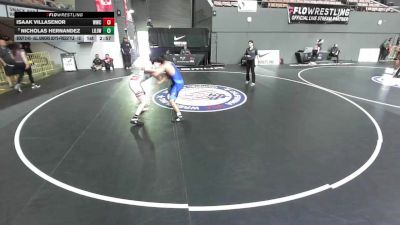 Champ. Round 2 - Isaak Villasenor, Warhead Wrestling Club vs Nicholas Hernandez, Lion Of Judah Wrestling Academy