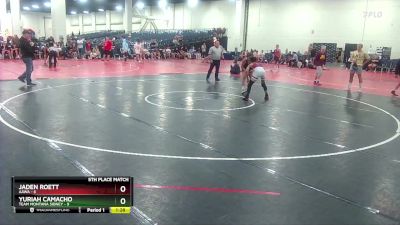 126 lbs Finals (8 Team) - Jaden Roett, AAWA vs Yuriah Camacho, Team Montana Sidney