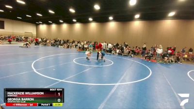 60-66 lbs Round 2 - Mackenzie Williamson, Nebraska vs Georgia Barron, Spartan Mat Club