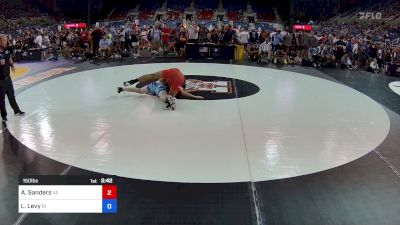 150 lbs Rnd Of 128 - Aiden Sanders, VA vs Liam Levy, RI