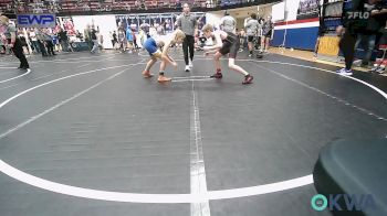 88 lbs Semifinal - Tucker Bryson, Harrah Little League Wrestling vs Cason Rigdon, Piedmont