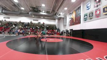 140 lbs Champ. Round 2 - Angel Johnson, Columbine vs Hannah Wicks, Falcon