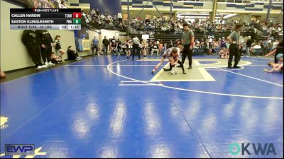 55 lbs Quarterfinal - Callen Hardin, Team Guthrie Wrestling vs Easton Klinglesmith, Perry Wrestling Academy