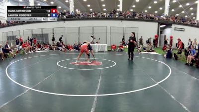 140 lbs Tiana Crawford, Texas Red vs Lauren Register, Arkansas