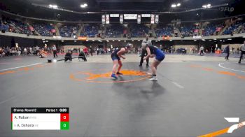 135 lbs Champ. Round 2 - Alena Oshana, Maine East vs Aubrey Raban, Freeburg