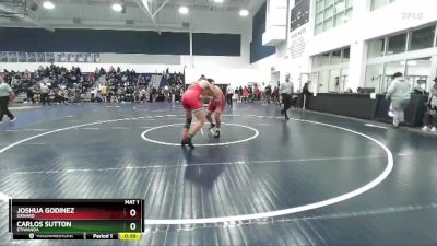 215 lbs Cons. Round 7 - Joshua Godinez, Oxnard vs Carlos Sutton, Etiwanda