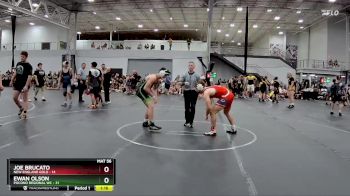 157 lbs Round 5 (8 Team) - Ewan Olson, Pocono Regional WC vs Joe Brucato, New England Gold