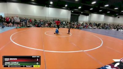 63-64 lbs Round 1 - Owen Sample, Best Trained Wrestling vs King Brown, Texas