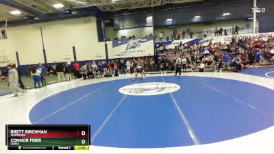 125 lbs Champ. Round 1 - Connor Fiser, Loras vs Brett Birchman, Wartburg