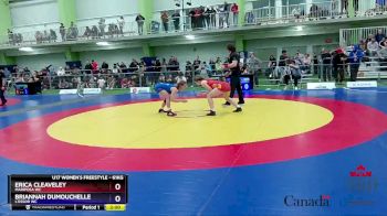 61kg Cons. Round 2 - Erica Cleaveley, Mariposa WC vs Briannah Dumouchelle, L`Essor WC