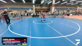 170 lbs Cons. Round 2 - Gabriel Esquibel, Spartan Mat Club vs JaiChristian Washington, Rockwall Training Center