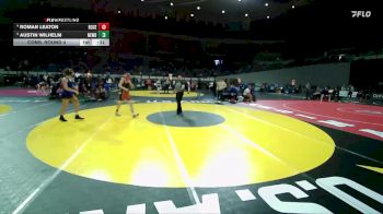 6A Boys 132 lbs Cons. Round 4 - Roman Leaton, Roseburg Boys vs Austin Wilhelm, Newberg Boys