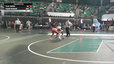5A 106 lbs Quarterfinal - Wade Stinson, Moody Hs vs Clay Green, East Limestone