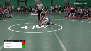 Match - Patrick Dowty, Indian Creek WC vs Alexander Briggs, Harrison Wildcats