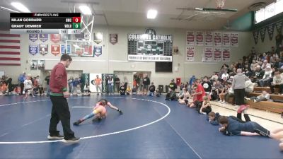 8 lbs Round 1 - Nilan Goddard, USA Mat Club vs Grady Demmer, Western Dubuque Little Bobcats