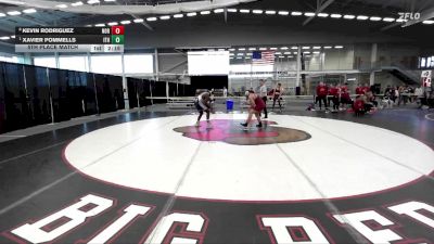 197 lbs 5th Place Match - Kevin Rodriguez, Norwich vs Xavier Pommells, Ithaca