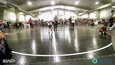 40 lbs Quarterfinal - Alexander Barbosa, Honey Badgers Wrestling Club vs Lane Carrier, Raw Wrestling Club