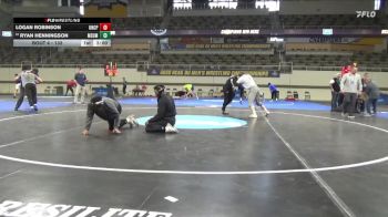 133 lbs Prelim - Logan Robinson, UNC Pembroke vs Ryan Henningson, MSU Moorhead