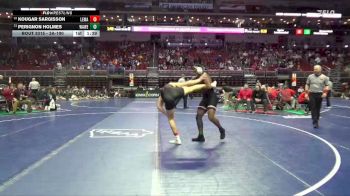 3A-190 lbs Cons. Round 2 - Kougar Sargisson, LeMars vs Perignon Holmes, Waterloo West