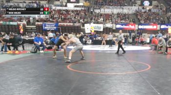 A - 157 lbs Champ. Round 1 - Boe Miles, Libby / Troy vs Kelso Ritchey, Lockwood (Billings)