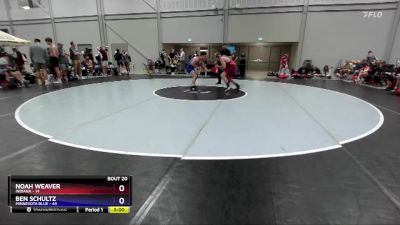 215 lbs Semis & 3rd Wb (16 Team) - Noah Weaver, Indiana vs Ben Schultz, Minnesota Blue