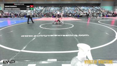 49 lbs Quarterfinal - Johan Randall, Rampage vs Georgio ODonnell, Greenwave Youth Wrestling Club