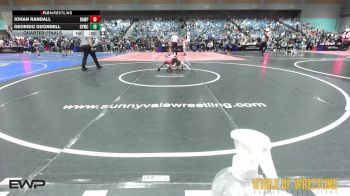 49 lbs Quarterfinal - Johan Randall, Rampage vs Georgio ODonnell, Greenwave Youth Wrestling Club