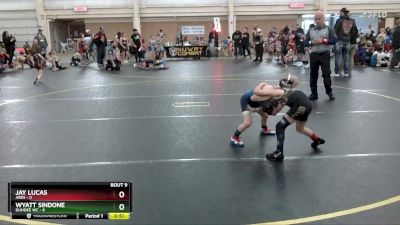 46 lbs Round 3 (6 Team) - Jay Lucas, Ares vs Wyatt Sindone, Dundee WC