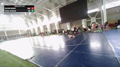 44 lbs Quarterfinal - Calvin Wight, Northside Wrestling Club vs Knox Arthur, Sanderson Wrestling Academy