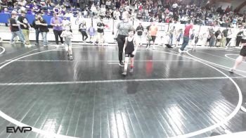 55 lbs Consi Of 4 - Stone Charlton, Beggs Youth Wrestling Program vs River Lee, Bristow Elementary Wrestling Club