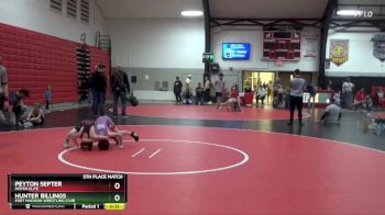 5th Place Match - Hunter Billings, Fort Madison Wrestling Club vs Peyton Septer, Moyer Elite