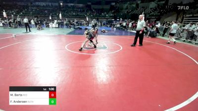 85 lbs Consi Of 8 #2 - Munif Barta, Red Nose WC vs Finn Andersen, Ruthless