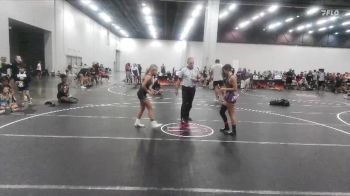 105 lbs Round 2 - Aleena Clark, Long County High School vs Sicilie Lomeli, Oklahoma Mafia