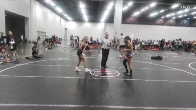 105 lbs Round 2 - Aleena Clark, Long County High School vs Sicilie Lomeli, Oklahoma Mafia