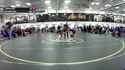 124 lbs Round 1 (16 Team) - Ryleigh Ruiz, Albion vs Kretina Rai, Hiram